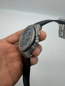Hublot Vendome Classic Chrono 45mm, Aço/OxSilver Mostrador Preto Carbono