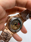 Patek Philippe Nautilus Fases da Lua 39mm, Aço/Rose
