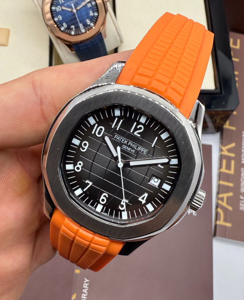 Patek Philippe Aquanaut 41mm Aço Mostrador Cinza