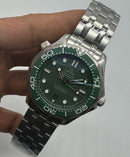 Omega Seamaster Co-Axial 40mm Mostrador Verde