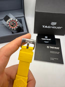 TAG Heuer F1 Solargraph 38mm Amarelo - Pulseira Borracha -