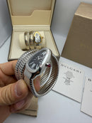 Bvlgari Serpenti Tubogas 02 Voltas 35mm Aço Mostrador Preto