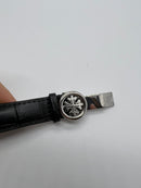 Patek Phillippe Turbilhão Esqueleto 42mm Aço, Pulseira Couro