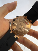 Audemars Piguet Royal Oak Offshore 44mm Mostrador Preto Bezel Aço