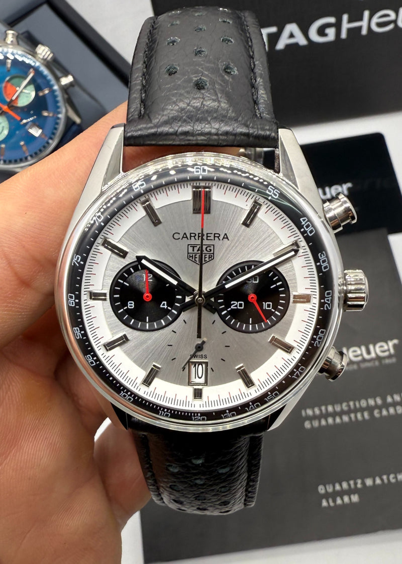 TAG Heuer Carrera Chronograph Aço 39mm - Branco -