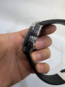 Hublot Square Bang Aço 44mm, Mostrador Preto Esqueleto