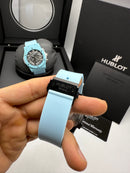 Hublot Classic Fusion Aço Black Magic Blue Chrono 45mm Aço/OxBlue