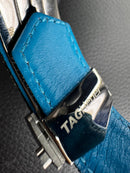 Tag Heuer Carrera Aço 43mm, Mostrador Azul, Puls. Lona