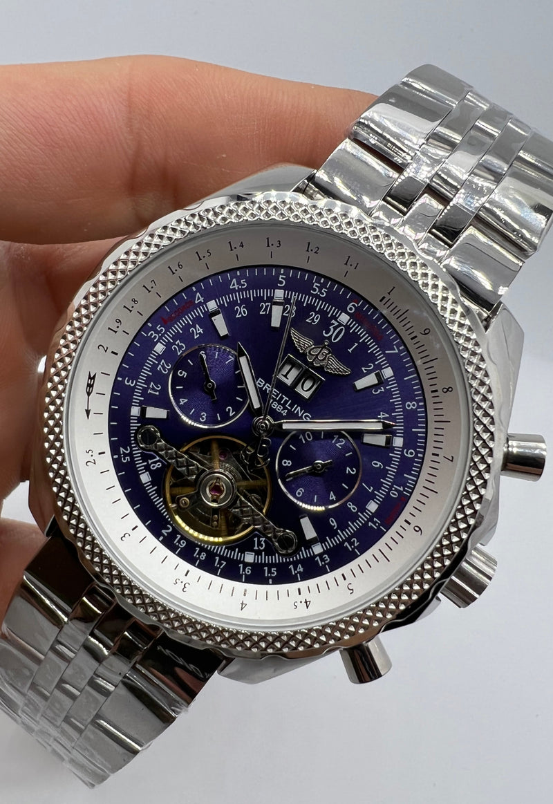 Breitling for Bentley Motors Turbilhão Aço 45mm