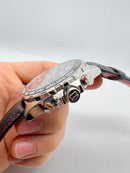 TAG Heuer Formula 1 Chronograph x INDY 500, Quartzo, 43 mm, Aço, Puls. Couro