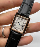 Cartier Relógio Tank Must Aço/Rose 36mm/41mm