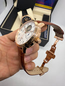 Vacheron Constantin Traditionnelle Turbilhão Excellence Rose Mostrador Branco