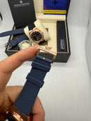 Vacheron Constantin Overseas Turbilhão Aço/Rose 40mm, Mostrador Azul
