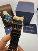 Breitling Superocean Crono Aço 44mm Pulseira Borracha