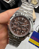 Vacheron Constantin Overseas Crono Aço 41mm, Mostrador Marrom