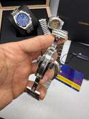Vacheron Constantin Overseas Crono Aço 41mm, Mostrador Prata