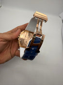 Hublot King Power 48mm Aço/Rose, Mostrador Branco Miame
