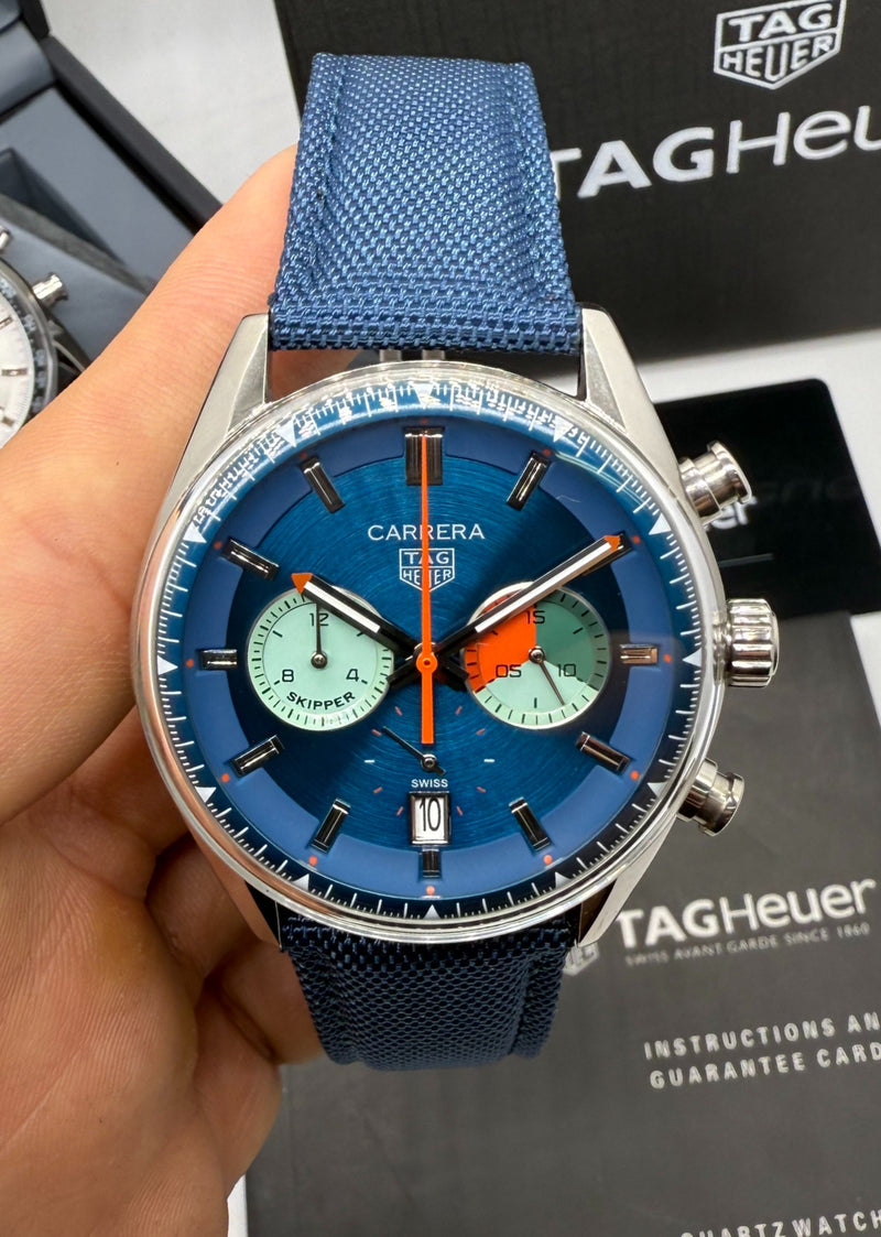 TAG Heuer Carrera Chronosprint x Porsche - Aço 42mm - Preto
