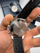 TAG Heuer Carrera, Chronograph Eletrônico, 44 mm, Aço - Puls. Borracha