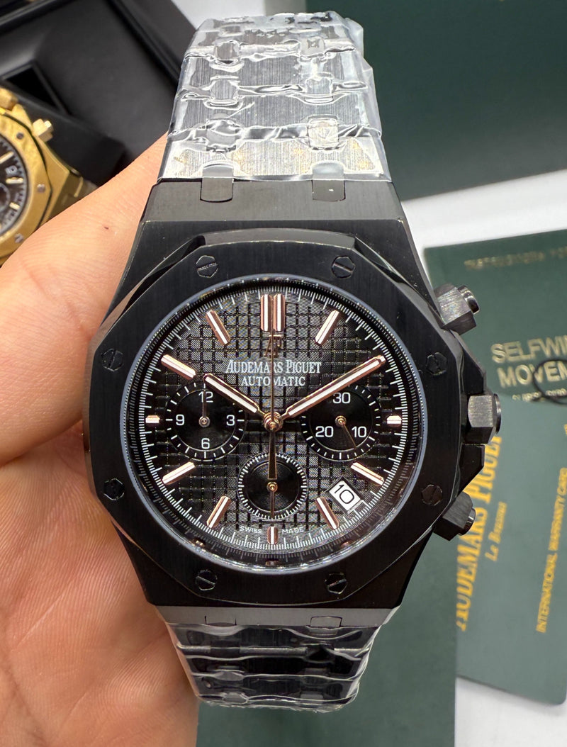 Audemars Piguet RoyalOak Chrono 41mm Aço/OxBlack