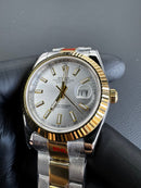 Rolex DateJust 41/36mm Aço/Dourado Mostrador Cinza