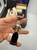 Vacheron Constantin Traditionnelle Turbilhão Excellence Aço/Rose Mostrador Preto