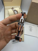 Bvlgari SERPENTI SEDUTTORI 33mm Aço/Rosè - Mostrador Verde