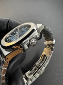 Patek Philippe Nautilus 39mm, Mostrador Azul, Pulseira Aço