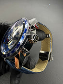 TAG Heuer Carrera Calibre 16, Chronograph Eletrônico, 44 mm, Puls. Couro