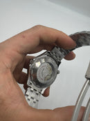 Omega Seamaster Co-Axial 40mm Mostrador Branco