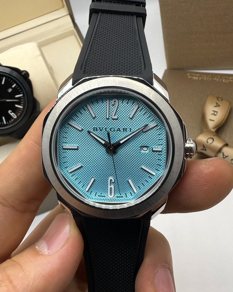 Bvlgari Octo Roma Automático 42mm Edição Limitada - Mostrador Azul Glacial