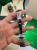 Rolex Date-Just 31mm/36mm Aço, Mostrador Branco, Luneta Canelada