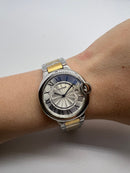 Ballon Bleu de Cartier - Aço/Dourado - 36mm - Mostrador Tradicional