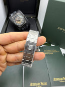 Audemars Piguet Royal Oak 41mm Esqueleto, Pulseira Aço