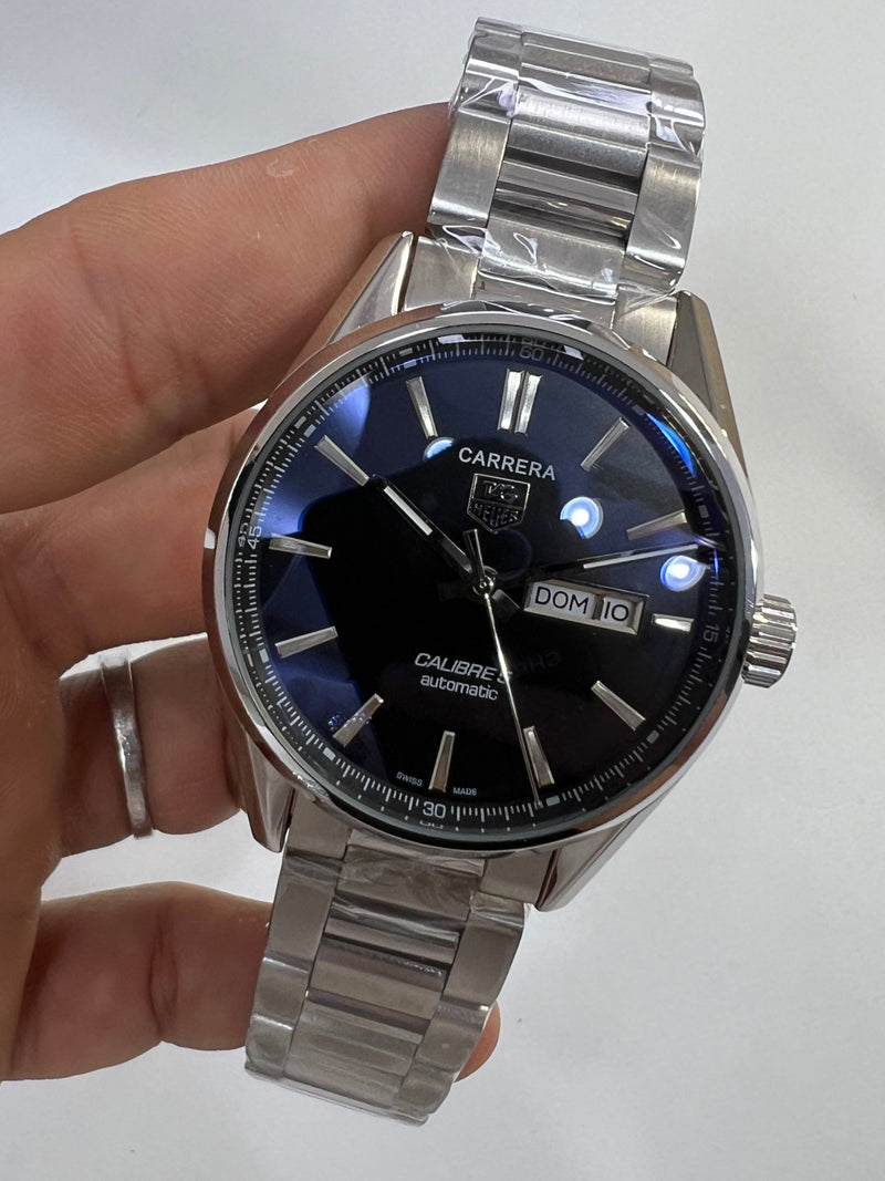 TAG Heuer Carrera Day-Date Calibre 05 Automático, 41 mm, Aço
