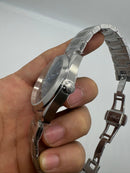Omega Aquaterra 41,5mm Aço Mostrador Cinza Luneta Lisa