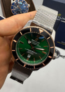 Breitling Superocean Aço 44mm Pulseira Aço Milanes