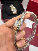Cartier Panthère - Aço/Dourado - 23mm/29mm - Mostrador Branco