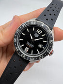 Tag Heuer F1 43mm Aço Mostrador Preto Luneta Preta