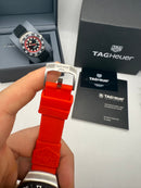 TAG Heuer F1 Solargraph 38mm Vermelho - Pulseira Borracha -