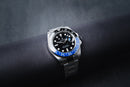 Rolex GMT Master II Batman 40mm Mostrador Preto Luneta Preto/Azul