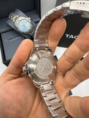 Tag Heuer Aquarecer 300 Solargraph , 43mm, Aço, Mostrador Verde