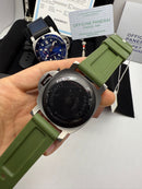 Panerai Luminor Marina 44mm Aço Mostrador Verde Gradiente  Pulseira Borracha