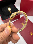Cartier BAIGNOIRE Aço Dourado, 16mm - Bracelete - CLONE