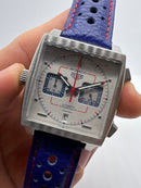 TAG Heuer Mônaco Cronógrafo, 39mm, Mostrador Branco
