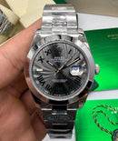 Rolex Datejust Oyster, 41mm, Oystersteel, Wimbledon, Mostrador Ardósia - CLONE