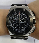 Audemars Piguet Royal Oak Offshore 44mm Mostrador Preto Bezel Aço