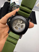 Panerai Luminor Submersible 47mm Aço/OxBlack BRABUS - Verde Militar
