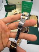 Rolex Daytona 40mm Aço/Dourado, Mostrador Verde