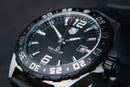 Tag Heuer F1 43mm Aço Mostrador Preto Luneta Preta